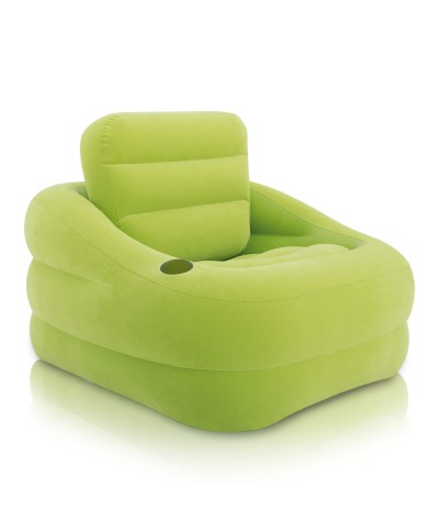 1 - Poltrona gonfiabile verde Intex