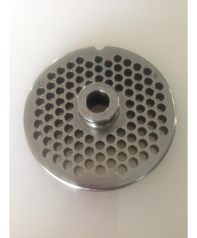 1 - Piastra TC 32 Reber diametro 6 mm acciaio per tritacarne elettrico