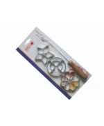 1 - 3 stampi per frittelle alluminio Eva 041216