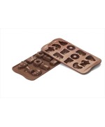1 - SILIKOMART STAMPO SILICONE FORNO EASYCHOC GOOD MORNING CIOCCOLATINI SCG02