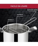 4 - Pentola con doppio cestello Lagostina Unlimited cm 22