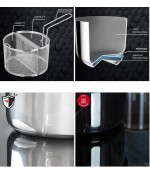 5 - Pentola con doppio cestello Lagostina Unlimited cm 22