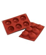 1 - Stampo in silicone 6 Bacio Silikomart SF067