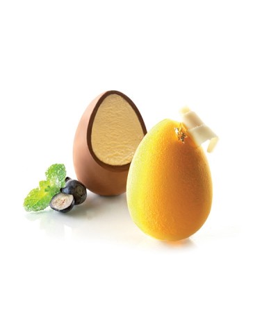 2 - Stampo uovo di Pasqua cioccolato Silikomart SK4000