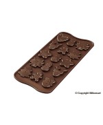 1 - Stampo cioccolatini xmas buttons silicone SCG41 Silikomart