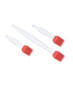 1 - SILIKOMART SET 3 PENNELLI ARANCIO SPATOLE IN SILICONE PER DOLCI ACC 025