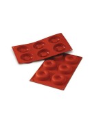 2 - Stampo silicone 6 savarin ciambelline Silikomart SF012 multiporzione