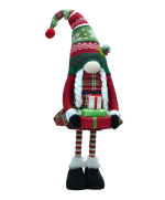 2 - Gnomo Natalizio con gambe allungabili altezza max 100 cm 421278