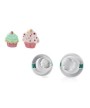 1 - SILIKOMART STAMPO TAGLIAPASTA ESPULSIONE SET 2 PZ TORTA FORMINA TAG 04