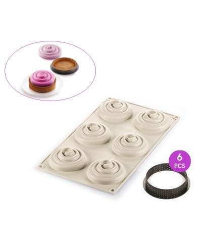 1 - Kit crostata mini Tarte Twist Silikomart
