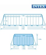 4 - Piscina fuoriterra Ultraframe rettangolare Intex 28362 26362