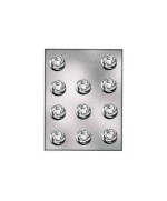 1 - SILIKOMART STAMPO CIOCCOLATO ROSE IN PLASTICA PER GELATINE FRUTTA 9013020