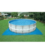 5 - Piscina fuoriterra Intex ultraframe 28332 tonda 549 x 132 cm con pompa a sabbia 26332