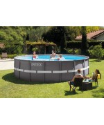 1 - PISCINA ULTRA FRAME ROTONDA INTEX 28324 26324