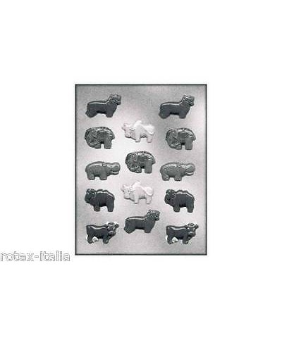 1 - SILIKOMART STAMPO ANIMALI SAVANA CIOCCOLATO GELATINE FRUTTA CIOCCOLATINI
