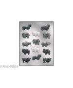 1 - SILIKOMART STAMPO ANIMALI SAVANA CIOCCOLATO GELATINE FRUTTA CIOCCOLATINI