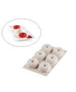 1 - Stampo multiporzione 6 Mini Intreccio 3D silicone Silikomart