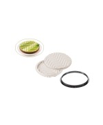 3 - Kit crostata Tarte Ring Grafique Silikomart anello forato per frolla