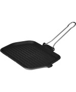 1 - Ilsa Bistecchiera dietella rettangolare 21x30 ghisa inossidabile