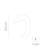 3 - Manico MIss Moka Prestige Forever 1 Tazza Ricambio originale