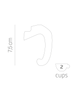 3 - Manico MIss Moka Prestige Orzì Forever 2 - 3 Tazze Ricambio originale