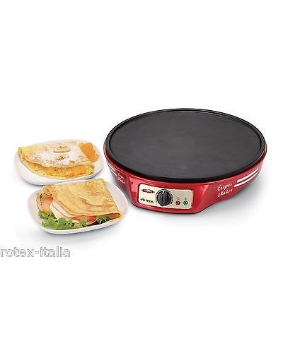 1 - ARIETE CREPES MAKER CREPIERA PIASTRA ANTIADERENTE PARTY TIME 1000W 183