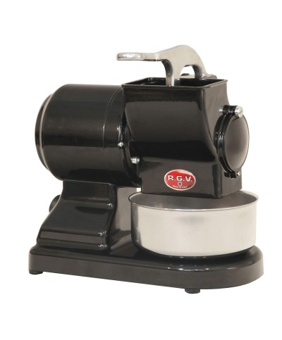 1 - Grattugia elettrica Rgv professionale in acciaio Vip 8 G/S Maxi Nera