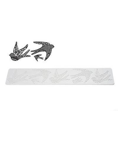 1 - SILIKOMART TAPPETO SILICONE MERLETTI BIRDS RONDINI DECORO TORTE TRD 13