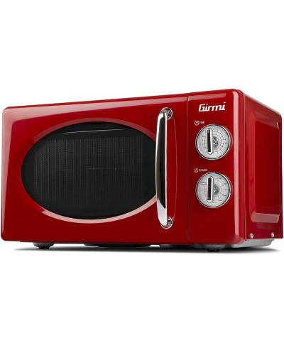 1 - Girmi Forno a cottura microonde 20 lt FM21 Retrò Vintage Rosso