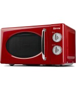 1 - Girmi Forno a cottura microonde 20 lt FM21 Retrò Vintage Rosso