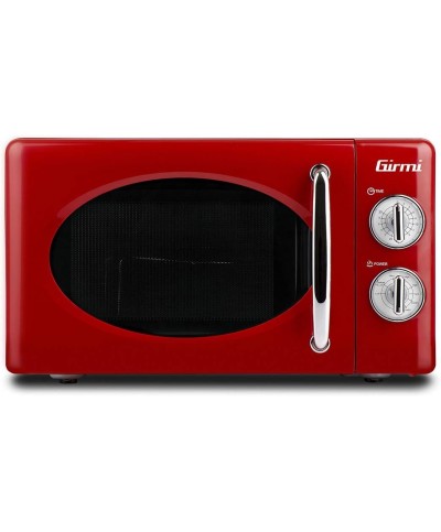 2 - Girmi Forno a cottura microonde 20 lt FM21 Retrò Vintage Rosso