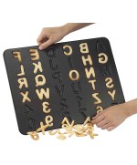 1 - Teglia 36 biscotti forma lettere e numeri Zenker