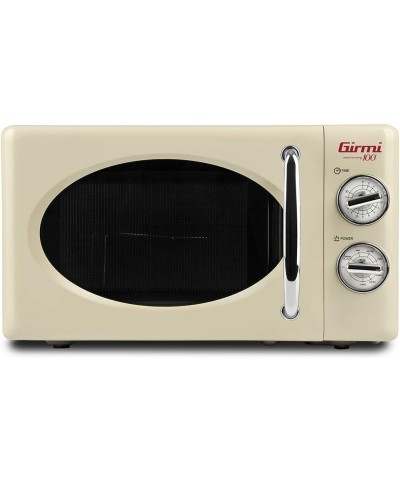 1 - Girmi Forno a cottura microonde 20 lt FM21 Retrò Vintage Crema