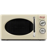 1 - Girmi Forno a cottura microonde 20 lt FM21 Retrò Vintage Crema