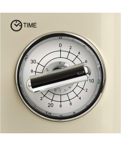 2 - Girmi Forno a cottura microonde 20 lt FM21 Retrò Vintage Crema