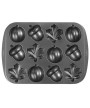 1 - WILTON STAMPO ALLUMINIO 12 FORME AUTUNNO FOGLIE ZUCCA ZUCCHE GHIANDA