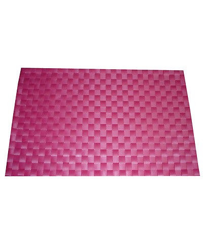 1 - TOVAGLIETTA ALL'AMERICANA INTRECCIATA TOVAGLIA TAVOLA  FUCSIA CM 45 X 30