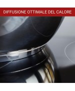 4 - Batteria di pentole 11 pezzi Euforia Lagostina acciaio inox