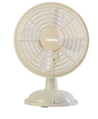 1 - BIMAR MINI VENTILATORE USB DA TAVOLO COMPUTER VINTAGE Ø 13 CM VT15