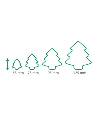 2 - Tagliabiscotti doppio Albero Natale Tescoma 630865 tagliapasta alberi