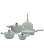 1 - Batteria di pentole 8 pezzi Tognana Stone&Style