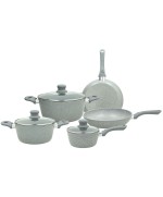 1 - Batteria di pentole 8 pezzi Tognana Stone&Style