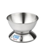 1 - Bilancia da cucina digitale con ciotola Girmi PS85 inox 5 Kg
