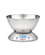2 - Bilancia da cucina digitale con ciotola Girmi PS85 inox 5 Kg