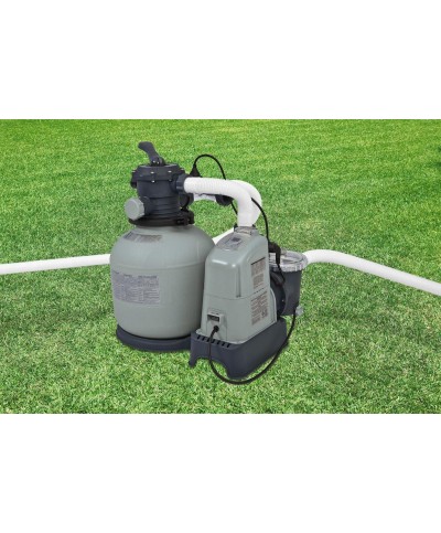 2 - Pompa a Sabbia combo ECO Intex 28676 clorinatore 6000 L/h