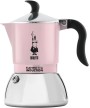 1 - Bialetti moka caffettiera Fiammetta Induction 2 tazze induzione rosa