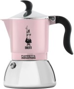1 - Bialetti moka caffettiera Fiammetta Induction 2 tazze induzione rosa