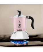 5 - Bialetti moka caffettiera Fiammetta Induction 2 tazze induzione rosa