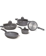 1 - Batteria di pentole 8 pezzi Aeternum Petra vera Madame 3.0 Full Induction