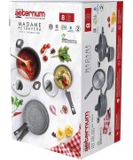 3 - Batteria di pentole 8 pezzi Aeternum Petra vera Madame 3.0 Full Induction
